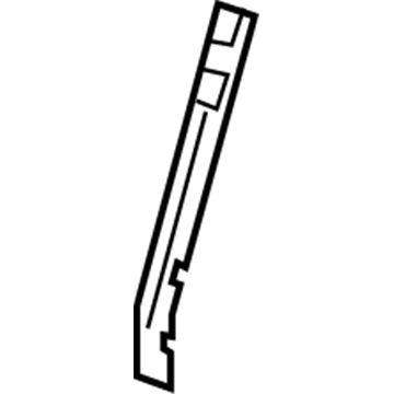 GM 10395712 Side Bracket, Rear Passenger Side 10395712 GM Side Bracket, Rear Passenger Side Illustration 1 of 1