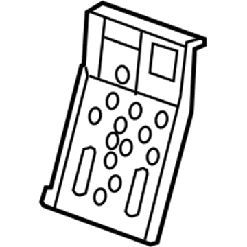 GM 20844088 Seat Back Panel, Front Passenger Side 20844088 GM Seat Back Panel, Front Passenger Side Illustration 1 of 1
