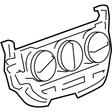 GM 25783280 Dash Control Unit 25783280 GM Dash Control Unit Illustration 1 of 1