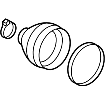 13291737 GM Outer Boot, Front Illustration 1 of 1