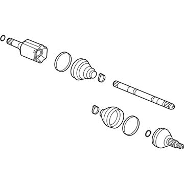 GM 84628594 Shaft, Front Wheel Drive Axle 84628594 GM Shaft, Front Wheel Drive Axle Illustration 1 of 1
