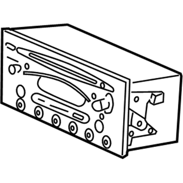 GM 21024685 AM/FM Cd 21024685 GM AM/FM Cd Illustration 1 of 1