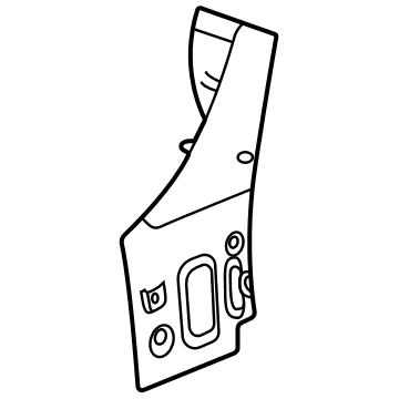 GM 42559835 Rear Reinforcement, Inner Driver Side 42559835 GM Rear Reinforcement, Inner Driver Side Illustration 1 of 1