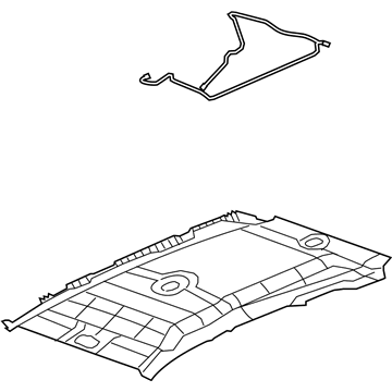 19121229 GM Headliner, Gray Illustration 1 of 1
