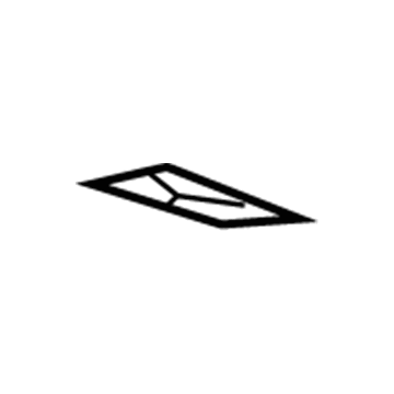 20800340 GM Seat Belt Bezel Illustration 1 of 1