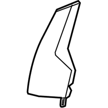 20801069 GM Bolster Pad, Rear Passenger Side Illustration 1 of 1