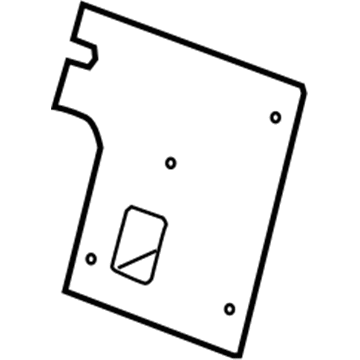 20800939 GM Outer Cover, Rear Passenger Side Illustration 1 of 1