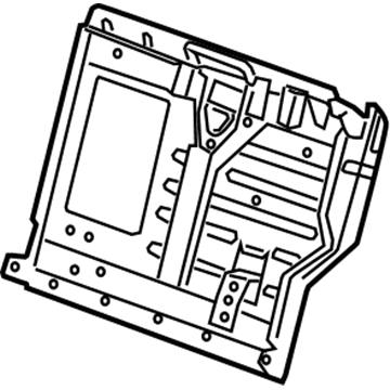 20790097 GM Seat Back Panel, Rear Driver Side Illustration 1 of 1