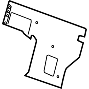 20800938 GM Outer Cover, Rear Driver Side Illustration 1 of 1