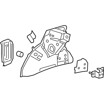 84345943 GM Inner Wheelhouse, Rear Passenger Side Illustration 1 of 1