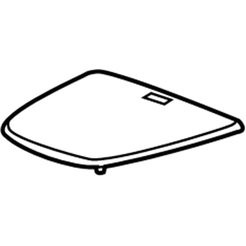 22765826 GM Speaker Grille, Black Illustration 1 of 1
