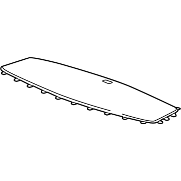 22765829 GM Speaker Grille, Black Illustration 1 of 1
