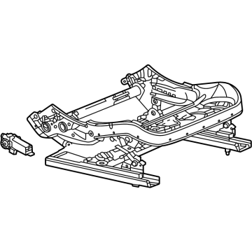 GM 13525339 Seat Track, Front Passenger Side 13525339 GM Seat Track, Front Passenger Side Illustration 1 of 1