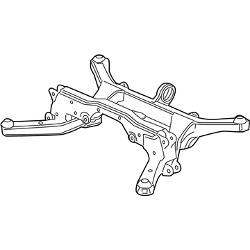 GM 25888047 Suspension Crossmember, Rear 25888047 GM Suspension Crossmember, Rear Illustration 1 of 1