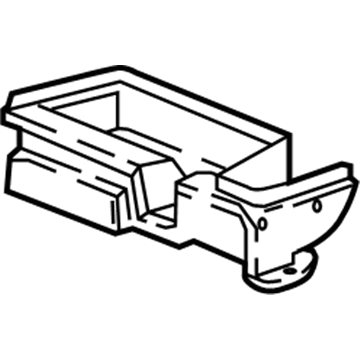 GM 84339108 Compartment, Driver Side 84339108 GM Compartment, Driver Side Illustration 1 of 1