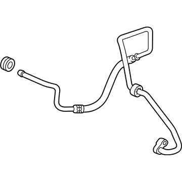 Chevy Cruze Transmission Oil Cooler Hose - 39066234