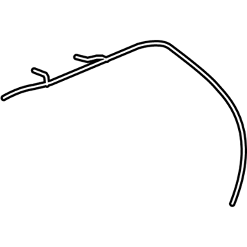 84051220 GM Rear Hose, Driver Side Illustration 1 of 1