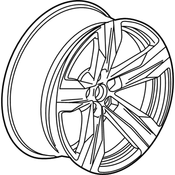 Chevy 9599037 Wheel, Alloy