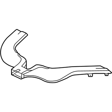 GM 22726683 Rear Duct 22726683 GM Rear Duct Illustration 1 of 1