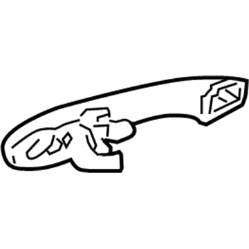 Saturn Exterior Door Handle - 25867554