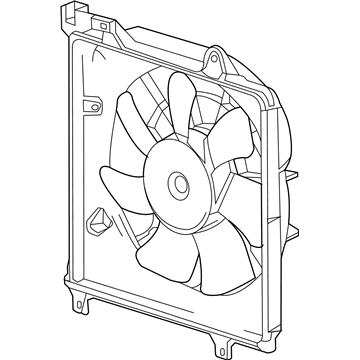 Chevy 22926357 Cooling Fan
