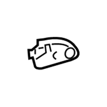 Chevy 15116427 Upper Weatherstrip