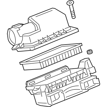 GM 84188300 Air Cleaner Assembly 84188300 GM Air Cleaner Assembly Illustration 1 of 1