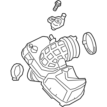 84024042 GM Outlet Duct Illustration 1 of 1