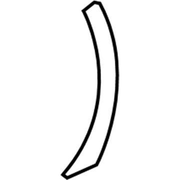 GM 22862843 Handle Cover, Passenger Side, Wood 22862843 GM Handle Cover, Passenger Side, Wood Illustration 1 of 1