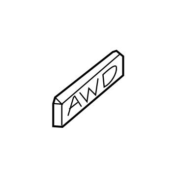 25979747 GM Emblem, Rear Illustration 1 of 1