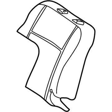 88973895 GM Seat Back Pad Illustration 1 of 1