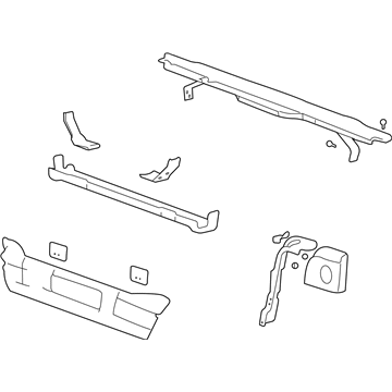 Hummer Radiator Support - 19178315
