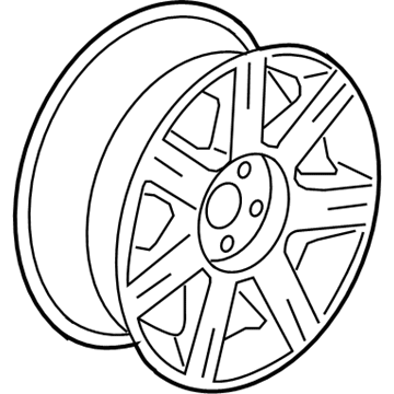 Cadillac 9596590 Wheel, Alloy