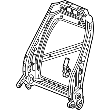 GM 13560461 Frame Assembly-Front Seat Back 13560461 GM Frame Assembly-Front Seat Back Illustration 1 of 1