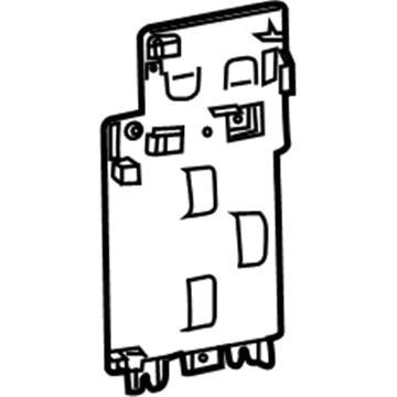 25753010 GM Control Module Bracket Illustration 1 of 1