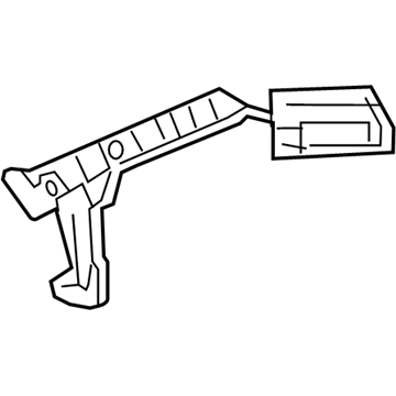 GM 84142839 Side Support, Rear Driver Side 84142839 GM Side Support, Rear Driver Side Illustration 1 of 1