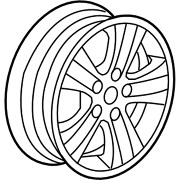 GM 96851720 Wheel, Alloy 96851720 GM Wheel, Alloy Illustration 1 of 1