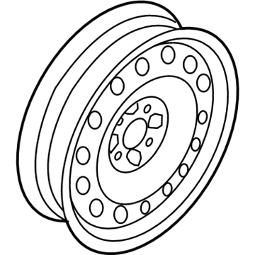 Chevy Captiva Sport Spare Wheel - 9593686