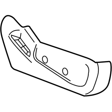 GM 23326961 Outer Finish Panel, Front Inner 23326961 GM Outer Finish Panel, Front Inner Illustration 1 of 1
