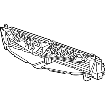 23487104 GM Radiator Shutter Assembly, Front Illustration 1 of 1
