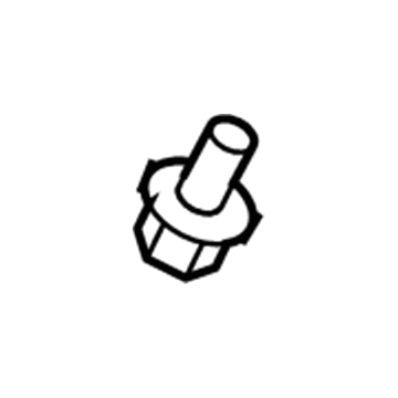 GM 10376721 Grille Clip, Front 10376721 GM Grille Clip, Front Illustration 1 of 1