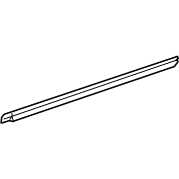 GM 23461543 Belt Weatherstrip, Front Driver Side 23461543 GM Belt Weatherstrip, Front Driver Side Illustration 1 of 1