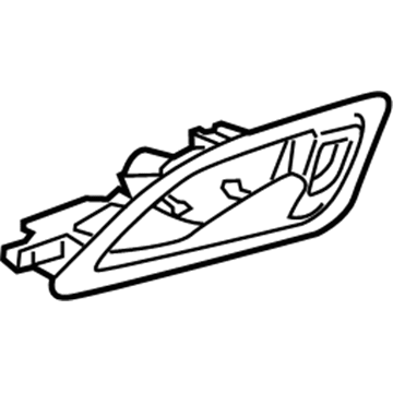GM 23168709 Handle, Inside, Passenger Side 23168709 GM Handle, Inside, Passenger Side Illustration 1 of 1