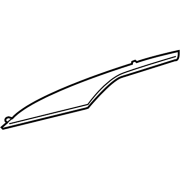 GM 23459288 Applique, Front Driver Side 23459288 GM Applique, Front Driver Side Illustration 1 of 1