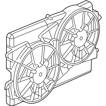 Chevy Captiva Sport Fan Shroud - 89019138