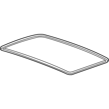 GM 13232870 Weatherstrip 13232870 GM Weatherstrip Illustration 1 of 1