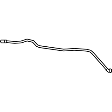39199916 GM Rear Hose, Driver Side Illustration 1 of 1