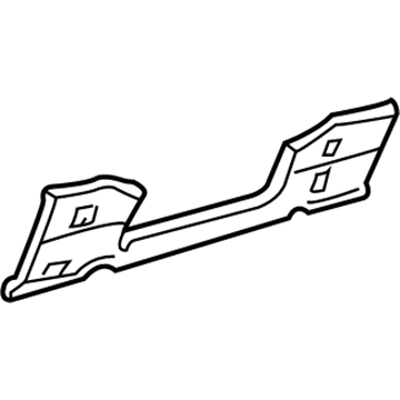 GM 15984318 Lower Trim Panel Reinforcement 15984318 GM Lower Trim Panel Reinforcement Illustration 1 of 1