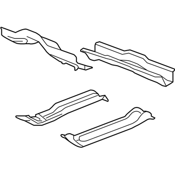 GM 25980781 Front Crossmember 25980781 GM Front Crossmember Illustration 1 of 1
