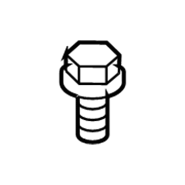 Pontiac 19184018 Lower Retainer Bolt